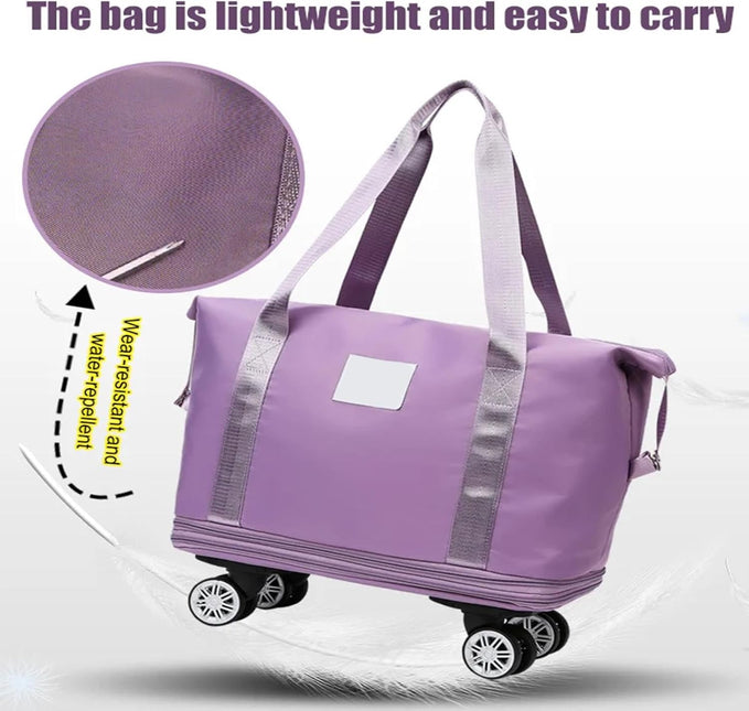 Ultra-Light Multi-Function Wheel Travel Bag with Dry/Wet Separation