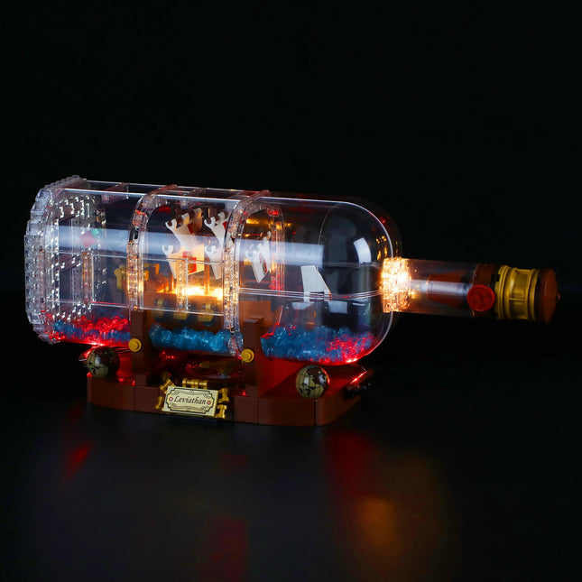 LightBrix™️ LED Light Kit for 21313 Ship In A Bottle Building Blocks Set