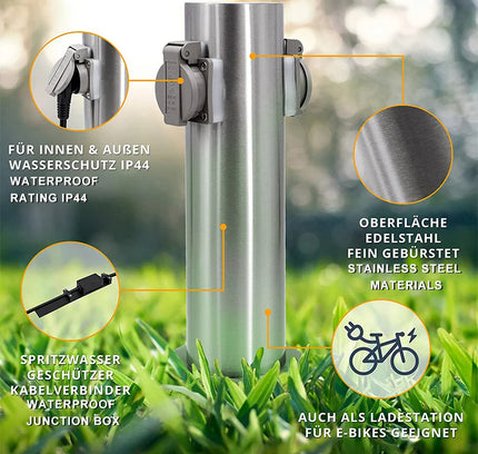 GardenGuard™ EcoPower Energiezentrale für den Außenbereich 