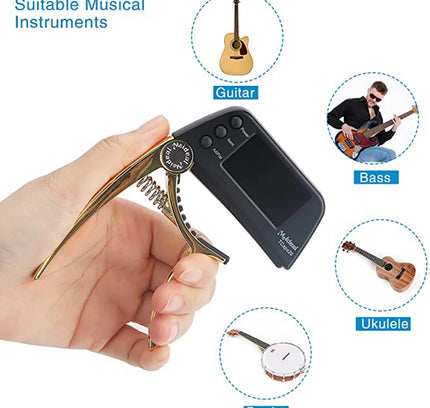 ChromaTune 2-in-1-Capodaster für Gitarre