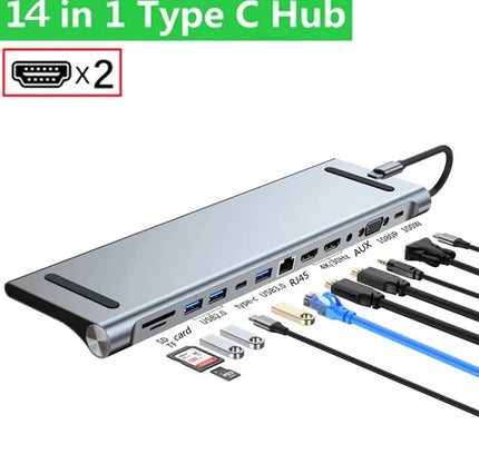 PortMaster™️ 14-in-1 USB-Hub