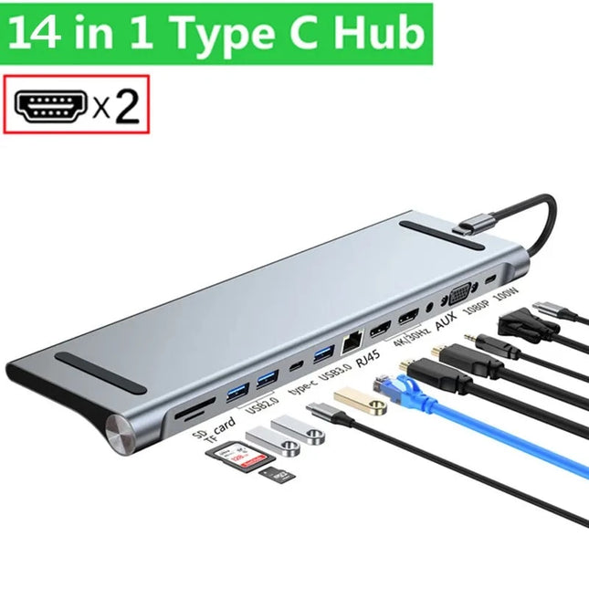 PortMaster™️ 14-in-1 USB-Hub