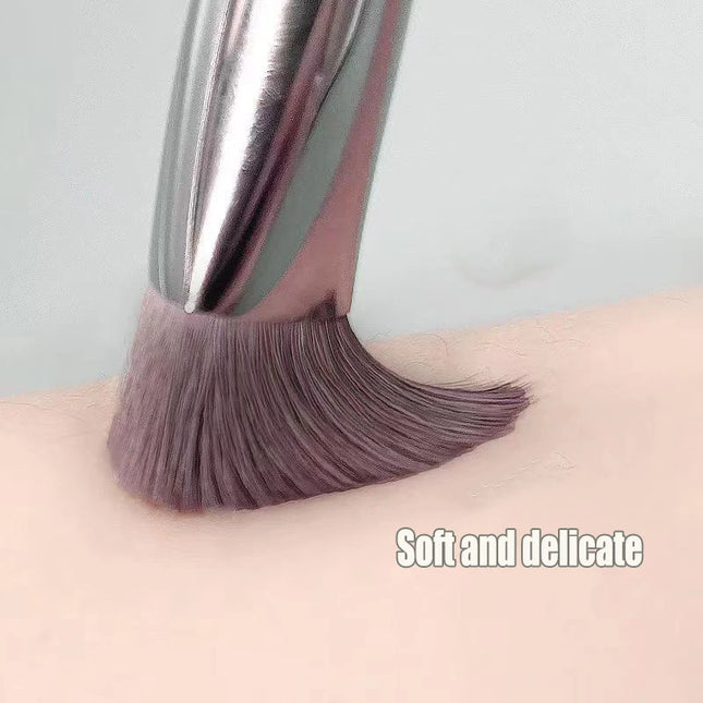 1Pcs Angled Triangle Highlighter Brush Nose Contour Concealer Brush Brighten Under Eye Synthetic Hair Makeup Foundation Brush