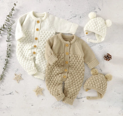 SnugWeave™️ Winter Baby Rompers