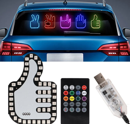 CarGlow™ RGB Gesture Sign Light