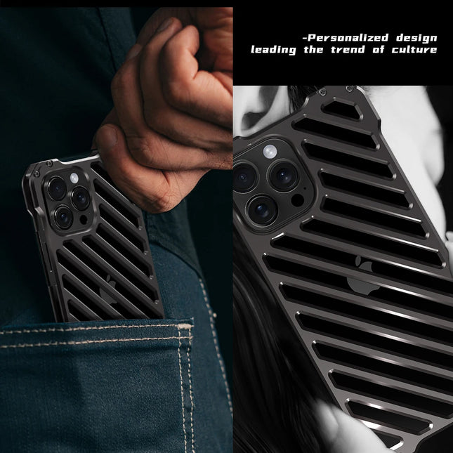 ArmorGuard™️ Metal Case for iPhone 15 14 13 12 Pro Max Plus