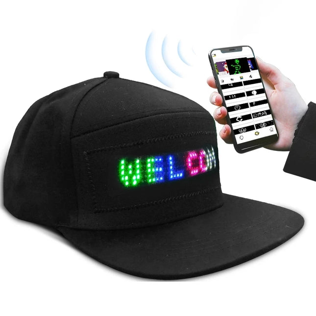 GlowFlex™ Bluetooth-Controlled LED Advertising Caps