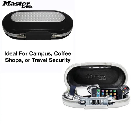 Master Lock 5900D Portable Storage Box Travel Safe Large Capacity Security Lock Box Password Waterproof Key Lock Box