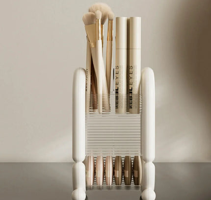 Crystal Clear Lipstick & Brush Organizer