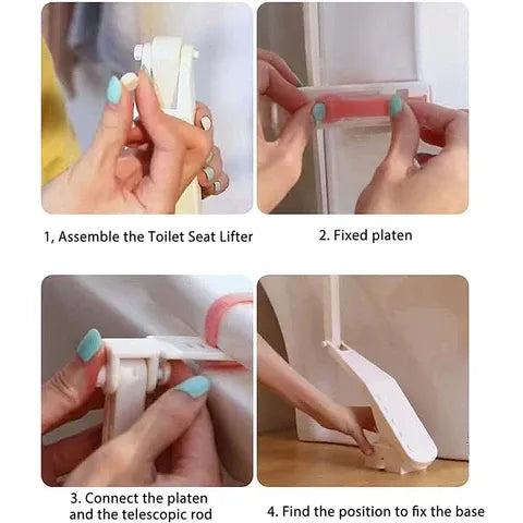 HygieneLift™ Universal Touchless Toilet Lid Lifter