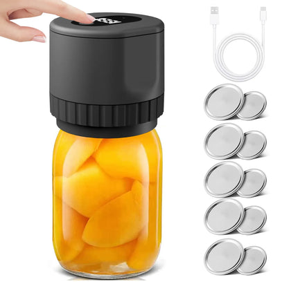 JarMaster™️ Electric Mason Jar Vacuum Sealer Kit