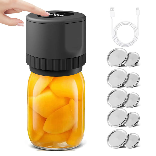 JarMaster™️ Electric Mason Jar Vacuum Sealer Kit