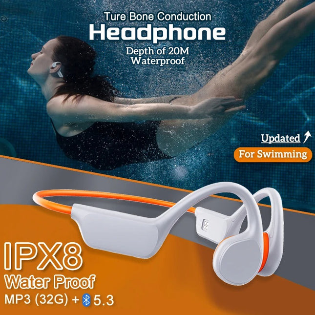 AquaHarmony™ X7 HydroBeat Kabellose Knochenleitungs-Ohrhörer 