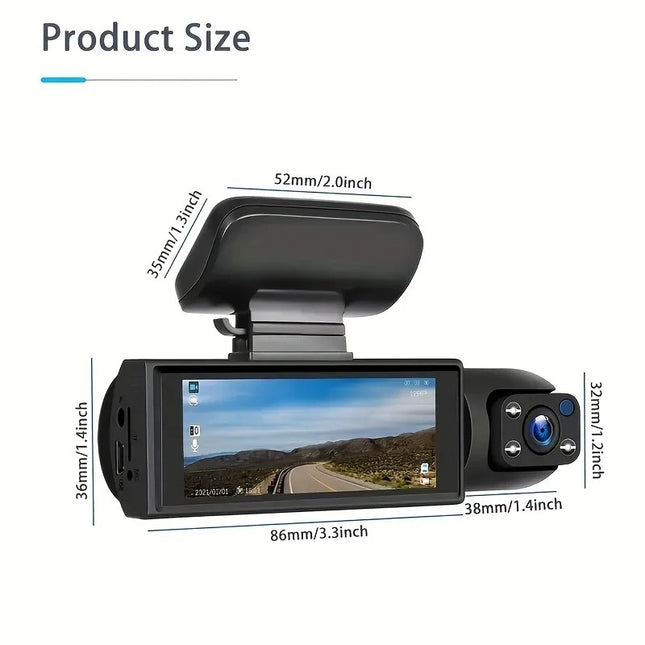 DriveGuard™️ Dual Camera Dash Cam