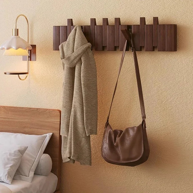 Nordic Solid Wood Coat Rack