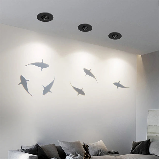 CelestialFins™ Nordic Fish Projection LED Ceiling Lights