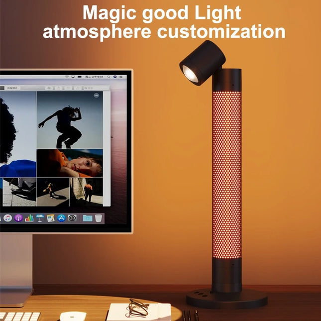 VibeSync™ SmartRocker LED Desk Ambiance Lamp