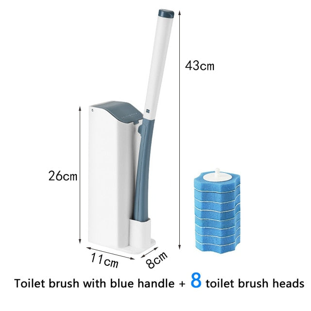 Replaceable Disposable Pad Toilet Wand